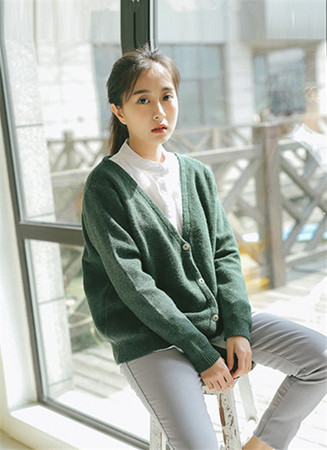春天+开衫+小清新 不挑身材显清新细腻温婉范(2)