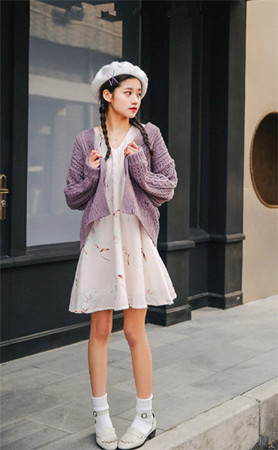 春天+开衫+小清新 不挑身材显清新细腻温婉范(7)