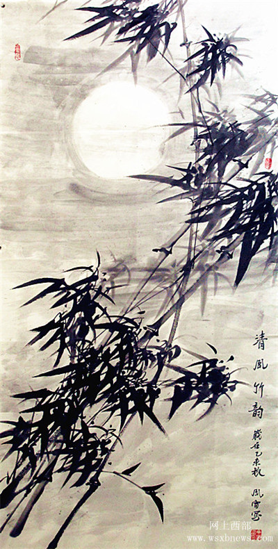 梅兰竹菊、国风神韵——实力派画家丁风雷(6)