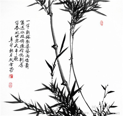 梅兰竹菊、国风神韵——实力派画家丁风雷(4)