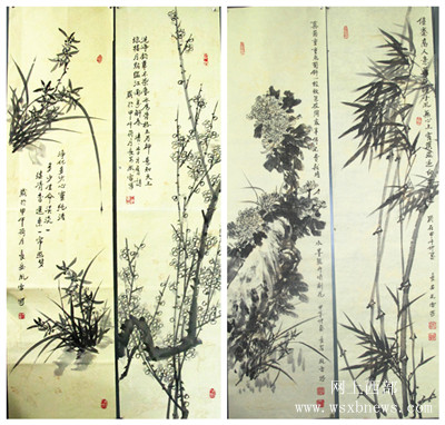 梅兰竹菊、国风神韵——实力派画家丁风雷(12)