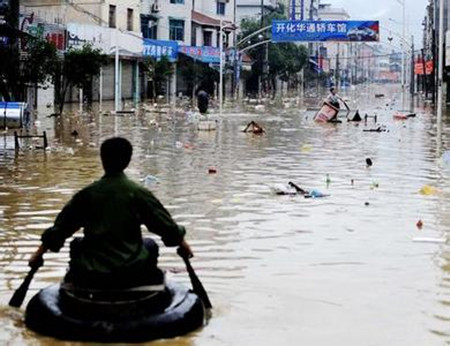 暴雨洪灾致安徽143.2万人受灾(1)