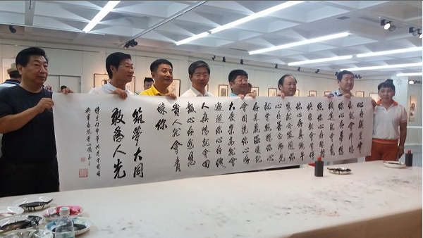 赵群力出席“京城百名书画家水墨大同”活动(3)