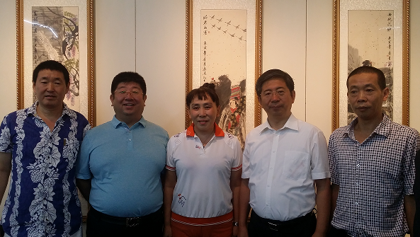 赵群力出席“京城百名书画家水墨大同”活动(6)