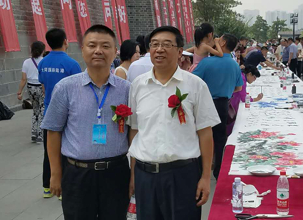 赵群力出席“京城百名书画家水墨大同”活动(7)