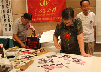 陕西书画名家作品交流展成功举办(24)