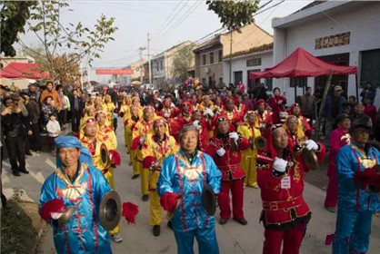 陕西孟氏宗亲探亲会暨孟家班巡演---走进陕西兴(5)