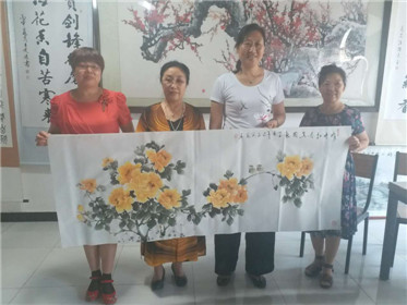  临潼马驹牛肉泡馍馆举行书画交流活动(2)