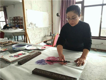  临潼马驹牛肉泡馍馆举行书画交流活动(5)