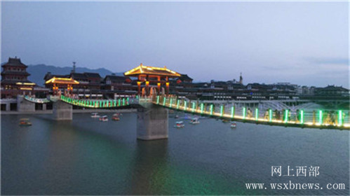 陕西西乡廊桥水城通车仪式即将盛大开幕(1)