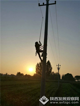 华州电力：在炎酷中“烤验”坚守(1)