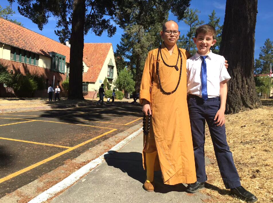 六祖禅院释衍梅住持访问美国万佛圣城和佛光山西来寺(12)