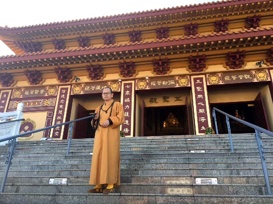 六祖禅院释衍梅住持访问美国万佛圣城和佛光山西来寺(21)