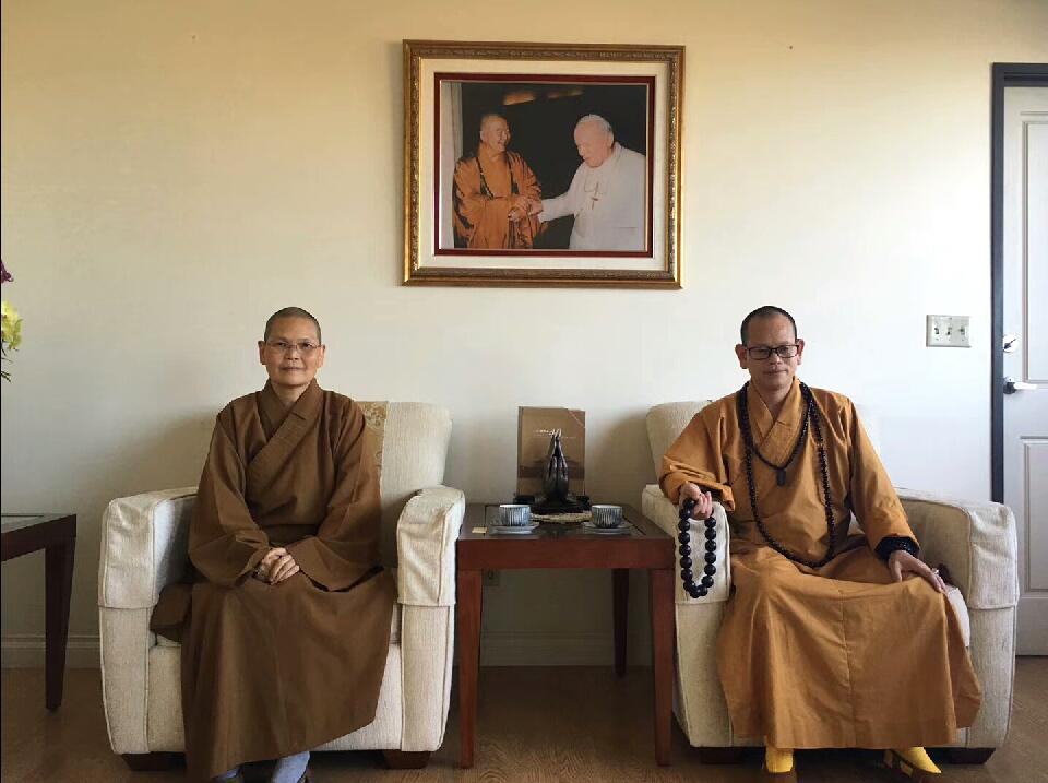 六祖禅院释衍梅住持访问美国万佛圣城和佛光山西来寺(17)