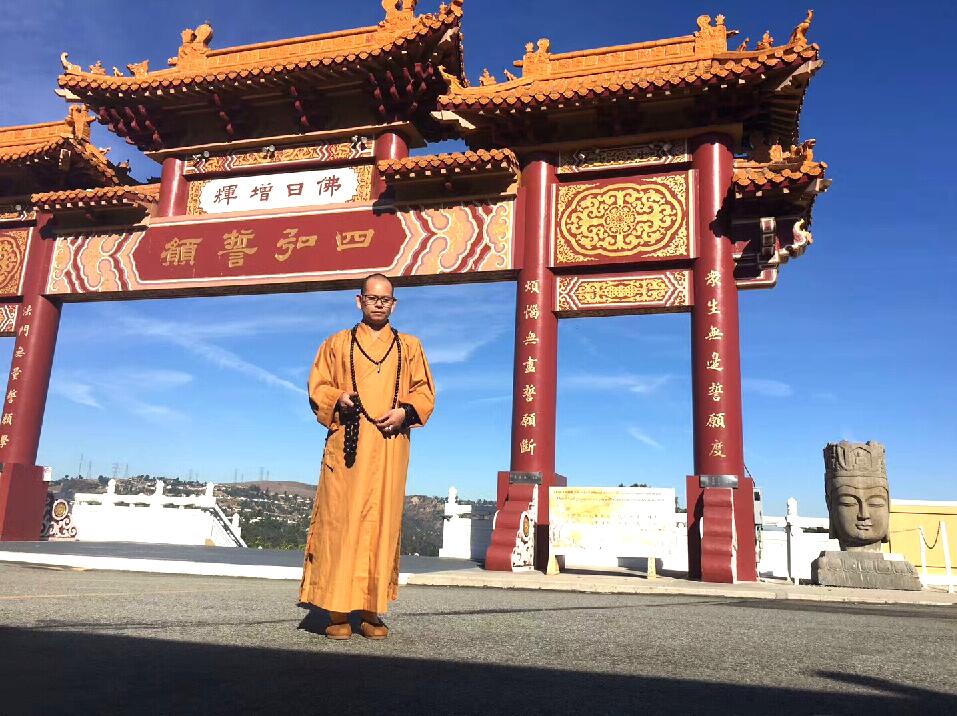六祖禅院释衍梅住持访问美国万佛圣城和佛光山西来寺(14)
