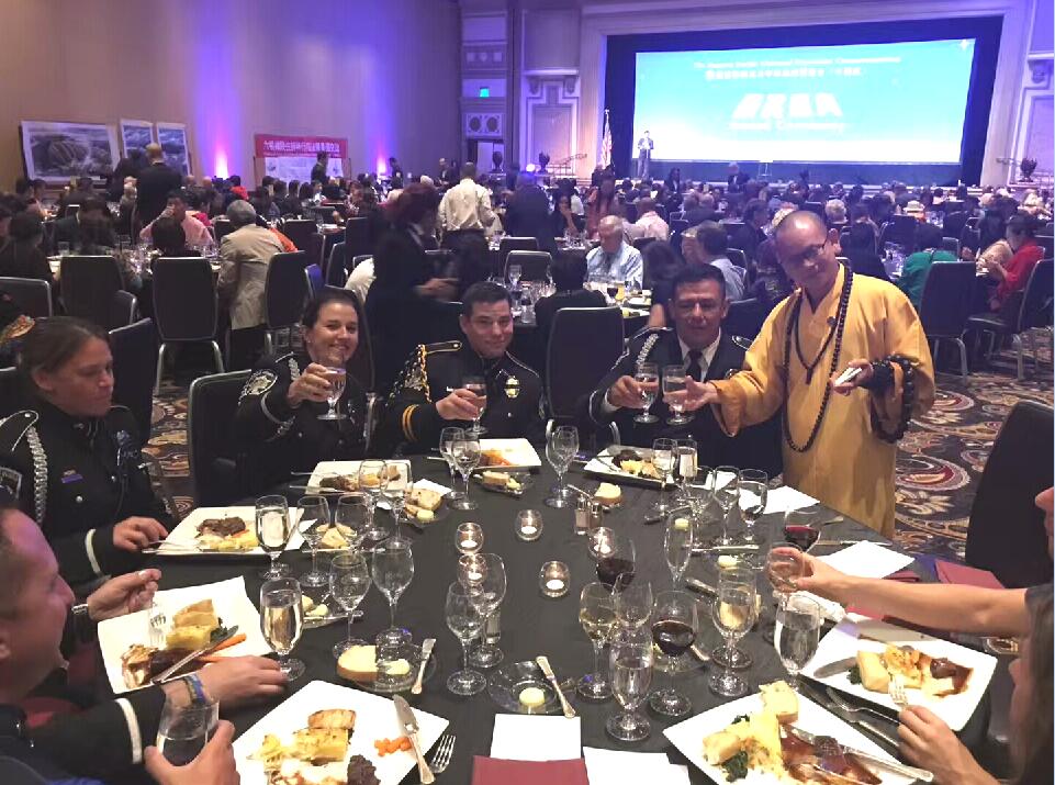 六祖禅院住持释衍梅法师出席美国太平洋万国博览会颁奖盛典(6)