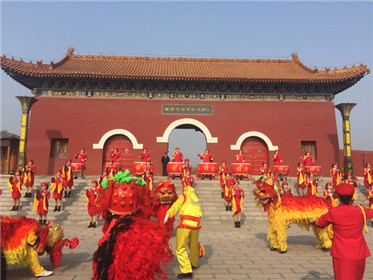 全国百家媒体参访团“探秘杜康、祭拜酒祖”仪式(4)