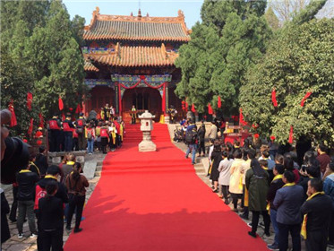 全国百家媒体参访团“探秘杜康、祭拜酒祖”仪式(6)