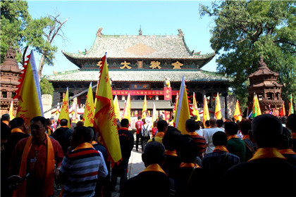 全球华人武圣关公朝圣大典在山西运城关帝庙举行(图6)