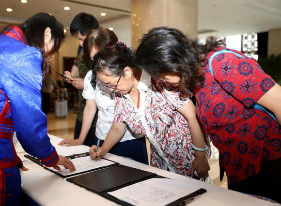 2018额济纳“大漠胡杨景区”旅游推介会走进首都北京!(9)