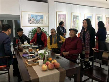 王蔚兰绘画作品展在京举行(1)