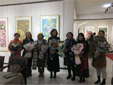 王蔚兰绘画作品展在京举行(3)