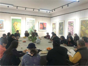 王蔚兰绘画作品展在京举行(5)