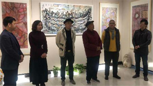 王蔚兰绘画作品展在京举行(6)