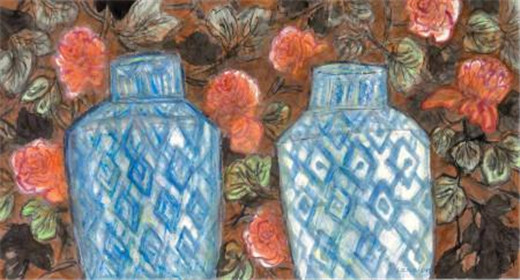 王蔚兰绘画作品展在京举行(10)