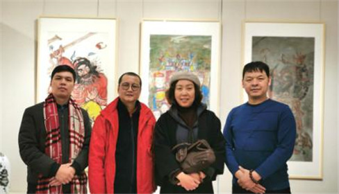 王蔚兰绘画作品展在京举行(图7)