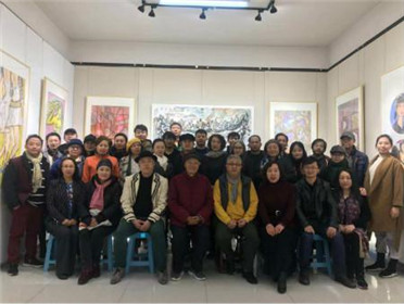 王蔚兰绘画作品展在京举行(12)