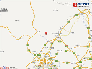 四川绵阳安州区发生4.6级地震，成都震感明显(图1)