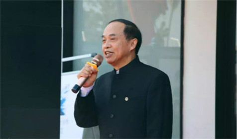 孙才祥青花禅意山水画展在厦门惠和石文化园吉祥开幕(5)