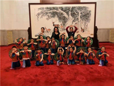 山东新文小舞星荣登人民大会堂汇演《梦起运河》(6)