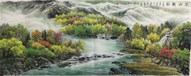 张照玉山水画作品欣赏(9)