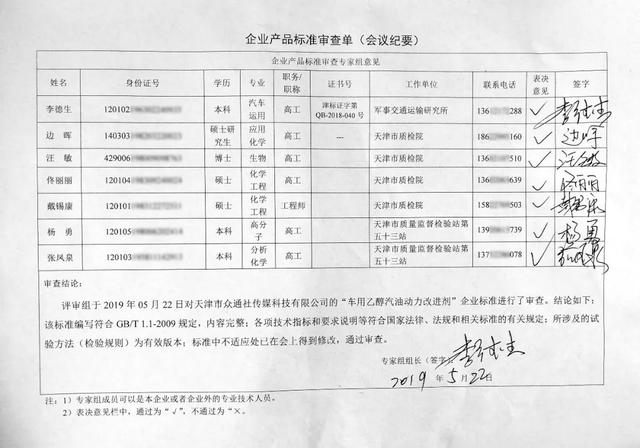 普斯霸氪新燃油宝企业标准专家评审会召开 标准通过专家组审查(6)