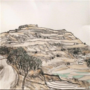 书画家张泽中的绵绵黄土情(4)