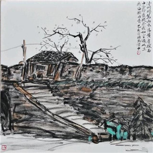 书画家张泽中的绵绵黄土情(8)