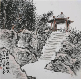 书画家张泽中的绵绵黄土情(9)