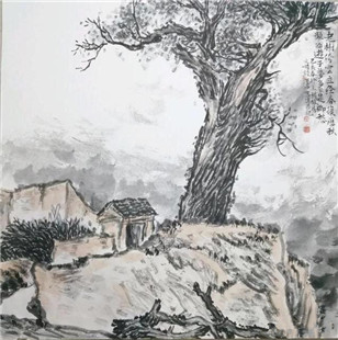 书画家张泽中的绵绵黄土情(10)