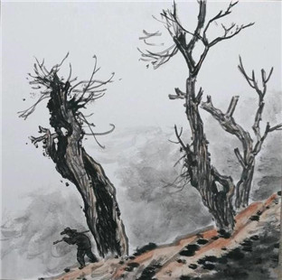 书画家张泽中的绵绵黄土情(12)