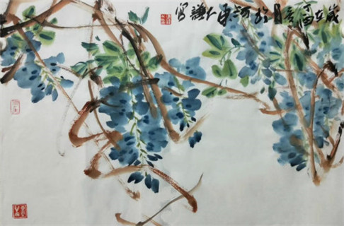 张伟花鸟画作品欣赏(9)