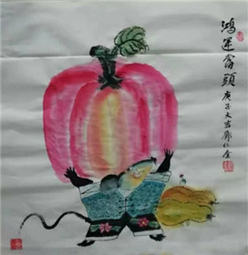 妙绘群“福”(鼠)迎庚子 邓仁全鼠画欣赏(10)