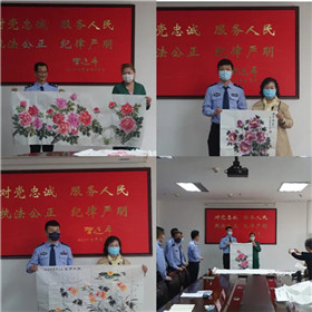 丝路传媒情深 翰墨警营飘香丝路(7)