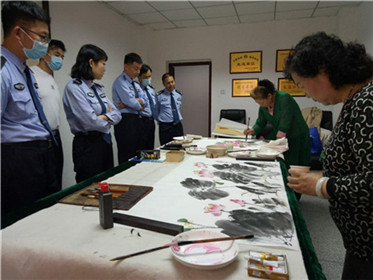 丝路传媒情深 翰墨警营飘香丝路(8)