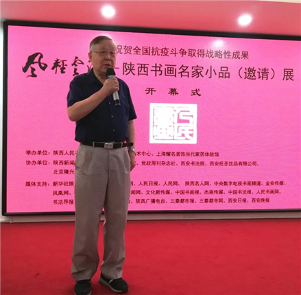陕西书画名家小品（邀请）展在西安华南城举行(图7)