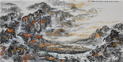 最具收藏潜力的山水画家王树潮作品欣赏(4)