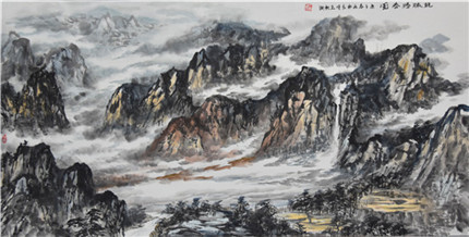 最具收藏潜力的山水画家王树潮作品欣赏(5)