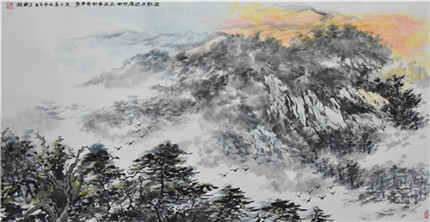 最具收藏潜力的山水画家王树潮作品欣赏(8)