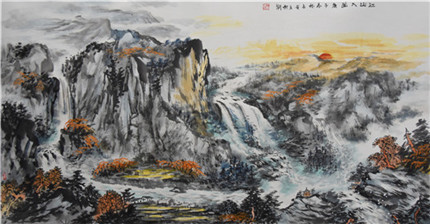 最具收藏潜力的山水画家王树潮作品欣赏(9)